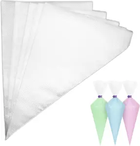 Disposable Piping Bags - 100pcs 12in Anti-Burst Non-Slip Bakeware, Ideal for Cake Decorating, Cream Frosting