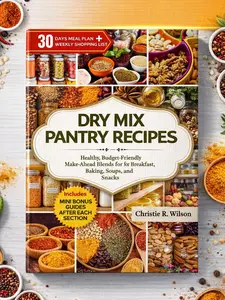 Dry Mix Pantry Recipes: Healthy, Budget-Friendly Make-Ahead Blends for Breakfast, Baking, Soups, and Snacks