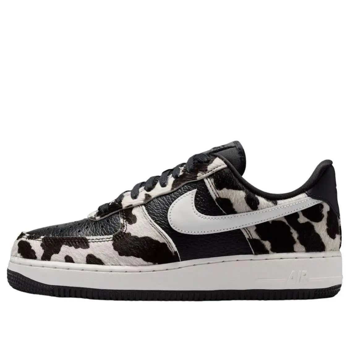 Nike Air Force 1 Low  Cow Print Black (Women's) IO0442-001 New Sneakers