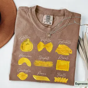 Comfort Colors Pasta Shirt, Pasta Lover Gift, Spaghetti Shirt, Nonna Gifts, Italian Travel Tshirt, Pasta Lover Shirt, Pasta Maker Shirt