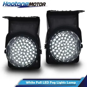 CROSSDESIGN Full LED Fog Lights W/ Switch&Harness Fit For 2003-07 GMC Sierra 1500 2500 3500