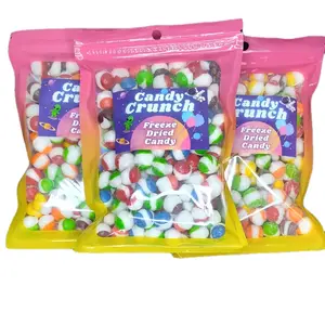 Freeze Dried Rainbow Bites 4oz Bag - Candy Snack in Colorful Balls with Sweet Flavor