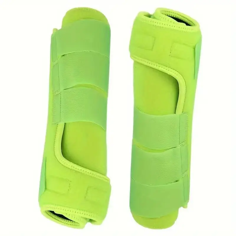 Horse Sport Medicine Boots, 2-Piece Set for Front Legs with Shock Absorption, Protective Support for Endurance Riding, Chaps, Performance, Front Leg Focus, Two-Pieces