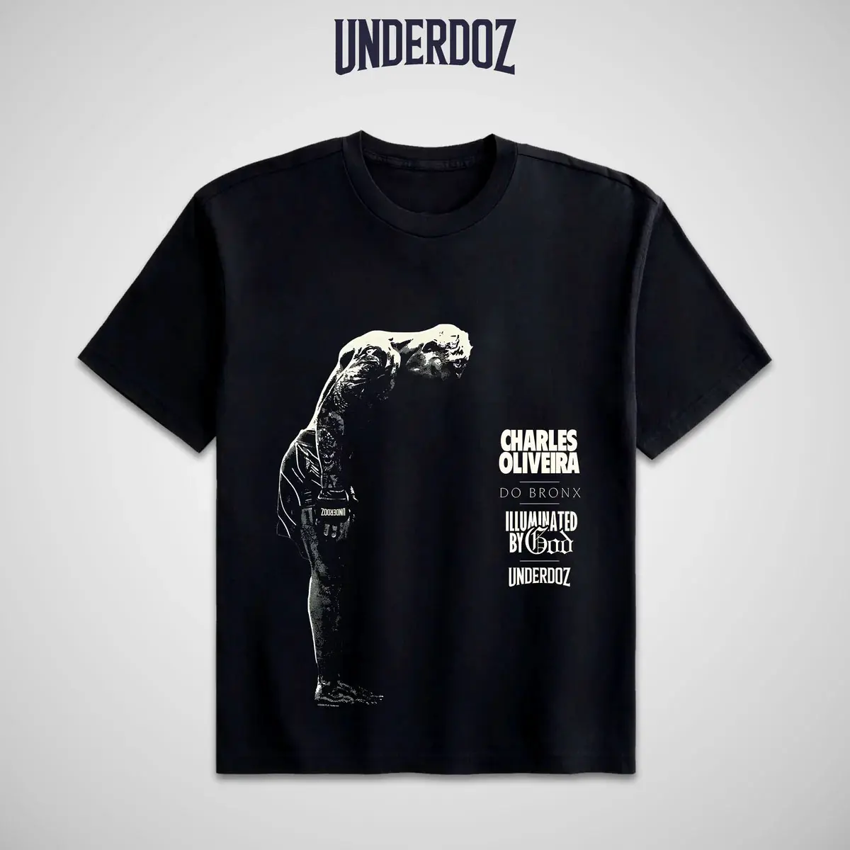 UFC Men's Charles Oliveira THE BOW Graphic Tee, Soft 100% Cotton Street Wear Top, Vintage Sports Cotton Shirt, Heavy Cotton Classic Fit Shirt, Gift for UFC Lovers, Casual Fan Gift