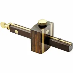 iGaging 34-777 2-in-1 Deluxe Ebony Wood Marking Guide & Mortise Gauge, Specialty Woodworking Hand Tool with Mortise Pins (34-777 Model)