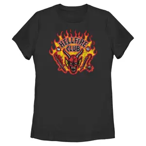 Women's Stranger Things Retro Hellfire Club Logo T-Shirt