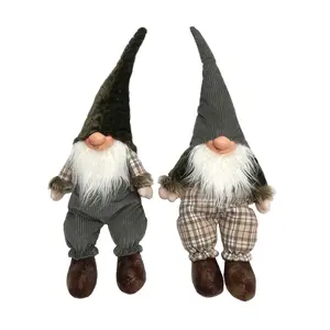 Santa's Workshop 23.5" Sitting Happy Gnomes, Se t of 2
