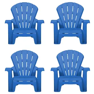 Little Tikes Garden Chair - Blue 4 Pack