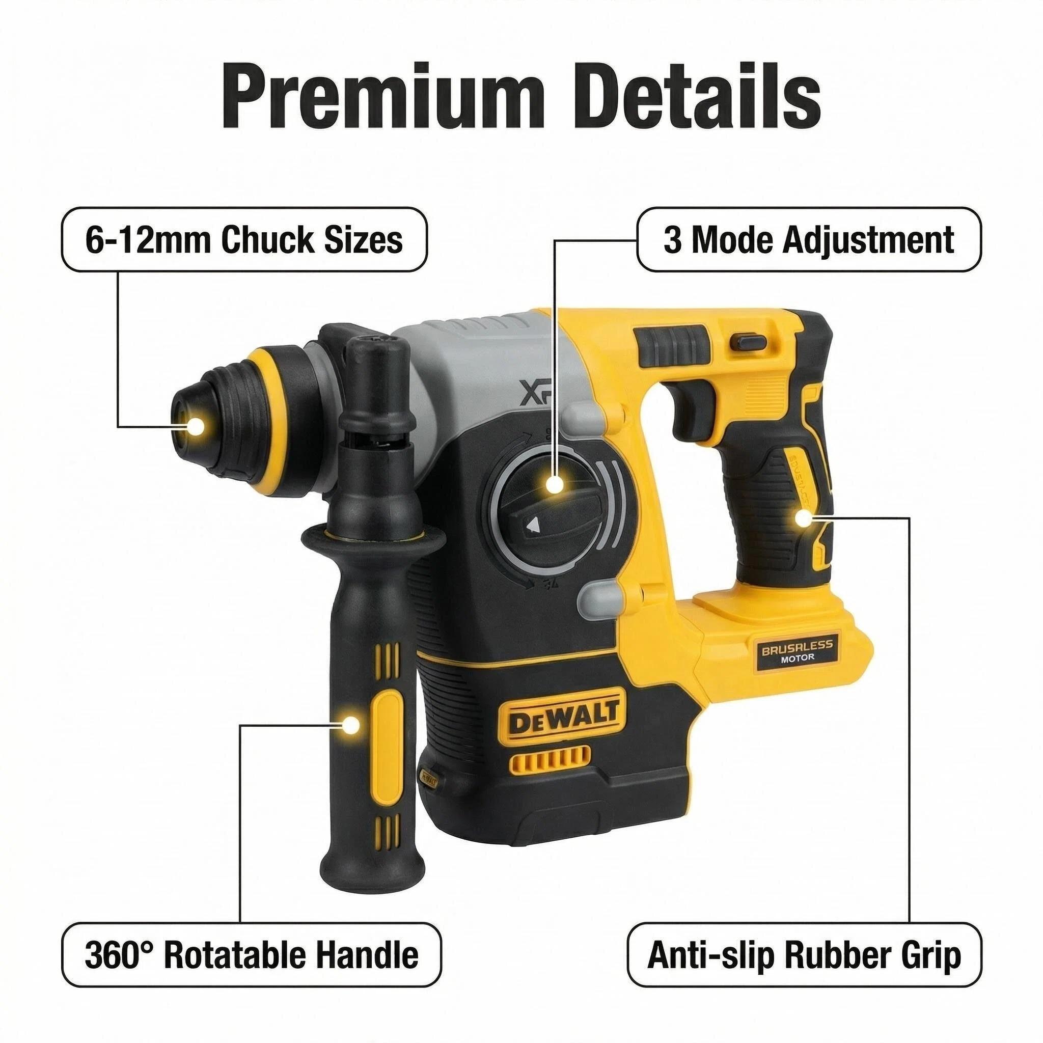DeWalt DCH273 20V Brushless Hammer Drill Power screwdriver