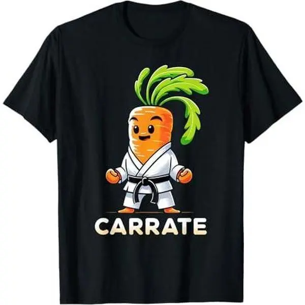 Carrate Funny Karate Carrot Teacher Student Martial Arts T-Shirt