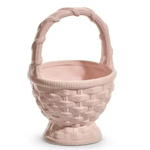PINK CERAMIC BASKET