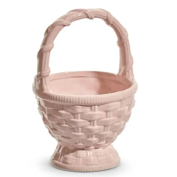 PINK CERAMIC BASKET