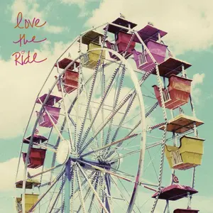 Love the Ride Ferris Wheel Inset Box Wall Art