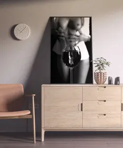 Wine Wall Art, Black and White, Bar Cart poster Print, Vintage Bar Decor, Wine Art Print, Woman Drinking Wine, Kitchen Wall Decor