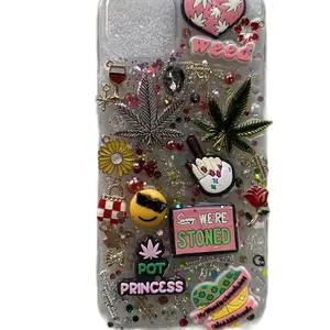 Freestyle Stoner Theme JUNK iPhone Case - Colorful Decoration with Various Designs and Text, Ideal for iPhone Users Smartphone Screen Protector Cover Shockproof Protector Protective Cellphone Protection
