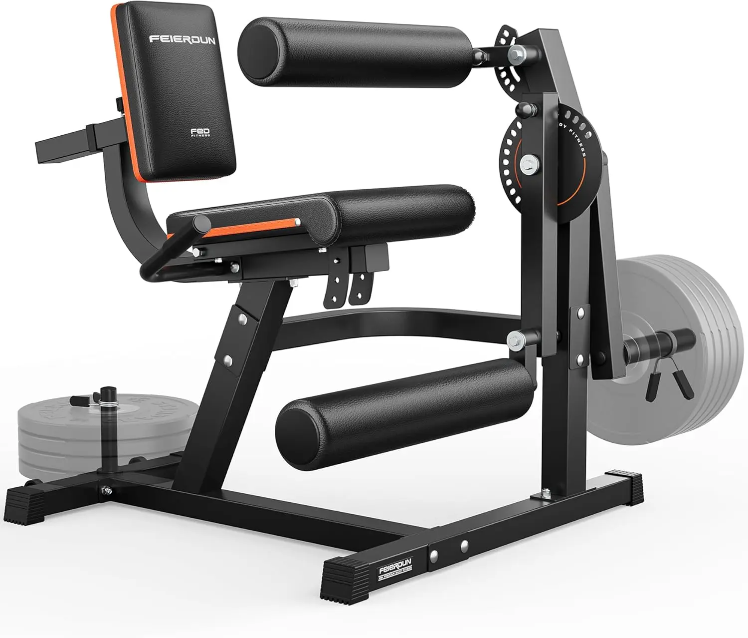 FED Fitness Compact Leg Extension Machine - 700 lbs Capacity Multifunctional Workout Station, Lower Body Strength Training Exercise Equipment for Home Gym, Adjustable Home Workout Gear