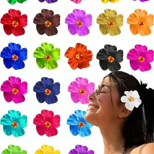Women's Hair Clips Ladies Fashionable Flower Accessories in Vibrant Colors for Stylish Looks