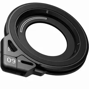 G09 360° Rotating Magnetic Ring Smartphone Holder - Dual-sided Strong Magnetic Aluminum Alloy Mount, Mobile Phone Accessories for In-Car, Gym Use