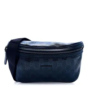 Pre-owned GUCCI Leather Belt Bags GG Imprime Monogram Belt Bag