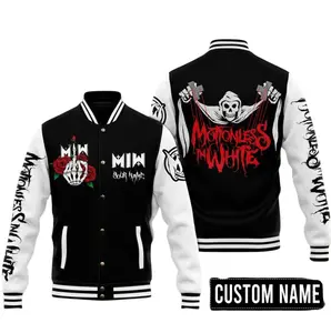 Motionless In White Personalized Fan Baseball Jacket Gift for fans