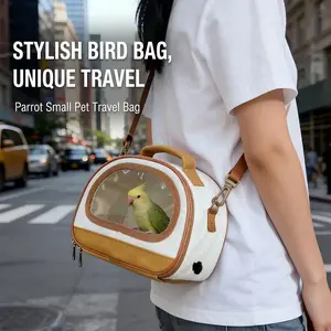 Small Pet Travel Backpack, Portable Rabbit Hamster Hedgehog Bag, Outdoor Animal Carrier, Parrot Bird Pack, Ideal for Outdoors