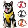 No-Pull Durable Reflective Strip Dog Chest Harness with Leash Included - Lightweight Vest-Style Walking Harness, Quick-Drying, Adjustable, Detachable, Easy to Put On and Take Off, Fits Small-Medium-Large Dogs