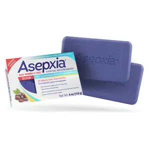 Asepxia Deep Cleansing + Moisturizing Acne Treatment Bar Soap, Single Pack, with Salicylic Acid and Jojoba Microspheres, 4 Ounce (2 Pack)