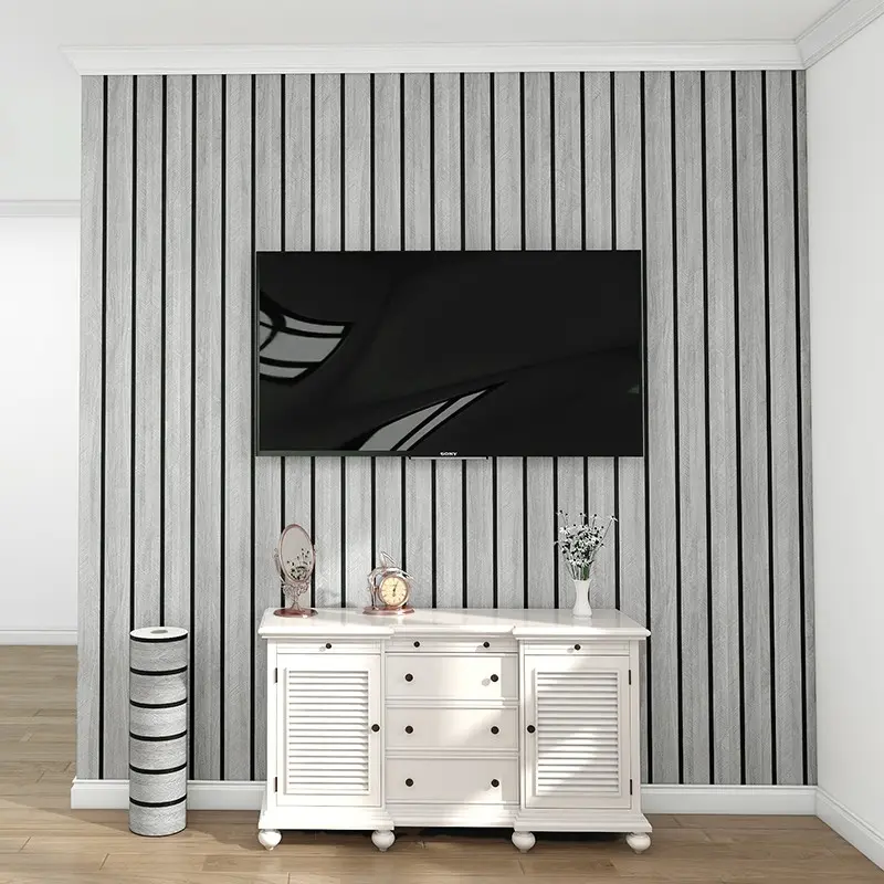 Self-Adhesive Peel and Stick Vinyl Wallpaper, 15.75x118.11in,Renter-Friendly Removable Waterproof  Wood Grain Wallpaper,High-Quality DIY Decor for Bathroom Ideas, Living Room, Kitchen,House Shiplap Walls, Wall Sticker