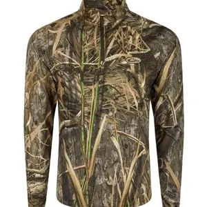 DRAKE EST Microlite Quarter Zip Pullover | Mossy Oak Shadow Grass Habitat DW1620