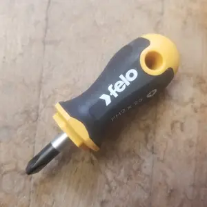 Felo Ergonic #2 x 7/8" Stubby Phillips Screwdriver (61511)