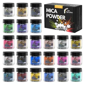 ART SPIRATION Mica Powder Set, 10g, 24 Jars
