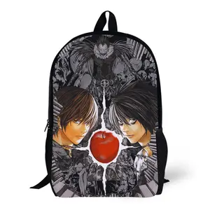 DEATH NOTE All Over Print Casual Backpack Laptop Backpack for Travel Hiking Lightweight Anime Rucksack Daily Essentials Camping Daypack  Kira  Yagami Light