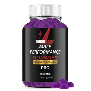 Triton Maxx Gummies for Men Max Strength Formula Vitamin Supplement 60 Gummies