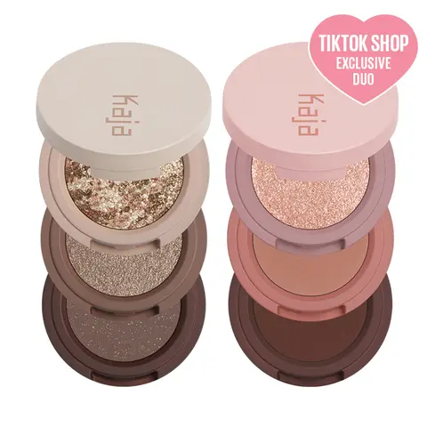 Kaja 3-in-1 Eyeshadow Stack - Beauty Bento - Perfect Eye Color Match , Single & Duo Options