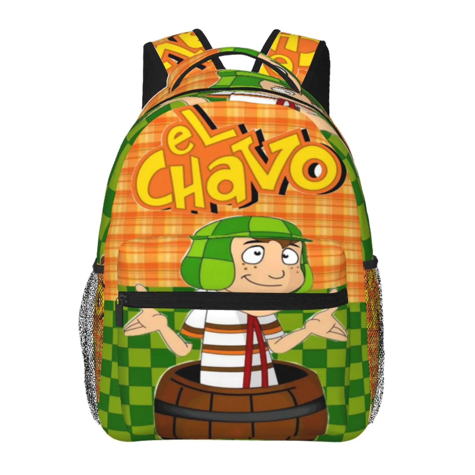 El Chavo Unisex All-Over Print Backpack - Easy-Clean, Large Capacity, Multiple Uses for Daily Commute, Hiking-Light Outdoor, Casual Shoulder Bag Gift for Men, Women, Teens