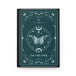 Dreamer Butterfly Tarot Card Journal, Celestial Moon Phase Notebook, Witchy Butterfly Diary, Witchie Dream Journal, Cottagecore Nature Gift