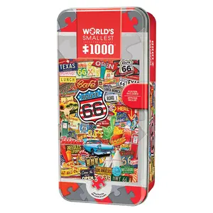 World's Smallest - Route 66 1000 Piece Jigsaw Puzzle