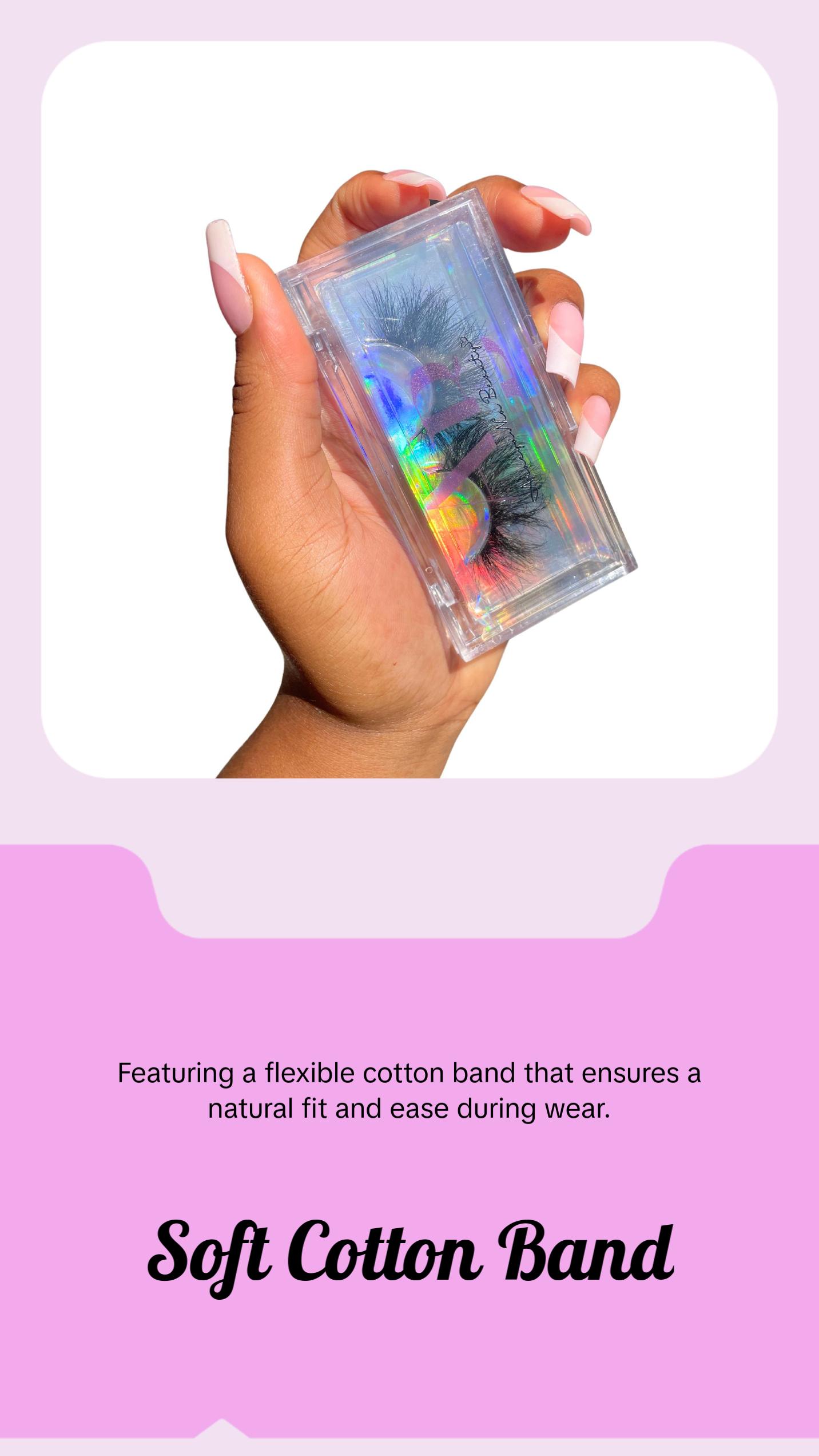 Fluff Puff Fluffy Mink Lash + Mini Essentials Kit - 15-25mm Real Mink Lashes