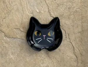 Black Cat Spoon Rest