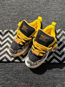 New Trendy Cartoon Bread Shoes, Simple Fashion Brand, Men's Sports Shoes, American High Street, Unisex Casual Sneakers