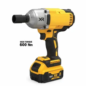 Impact Wrench 1/2" Inch High Torque WithHog RingAnvil 20V Brushless Cordless WrenchPower Tools DCF900