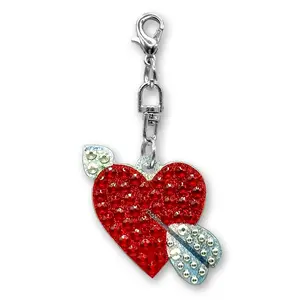 StickerBeans Bag Charms- Heart + Arrow