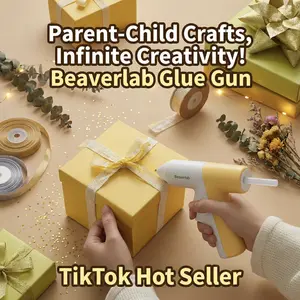 Cordless Rechargeable Hot Glue Gun – Fast-Heating, Anti-Drip Mini Electric Glue Gun with Precision Nozzle for DIY Crafts & Home Repair