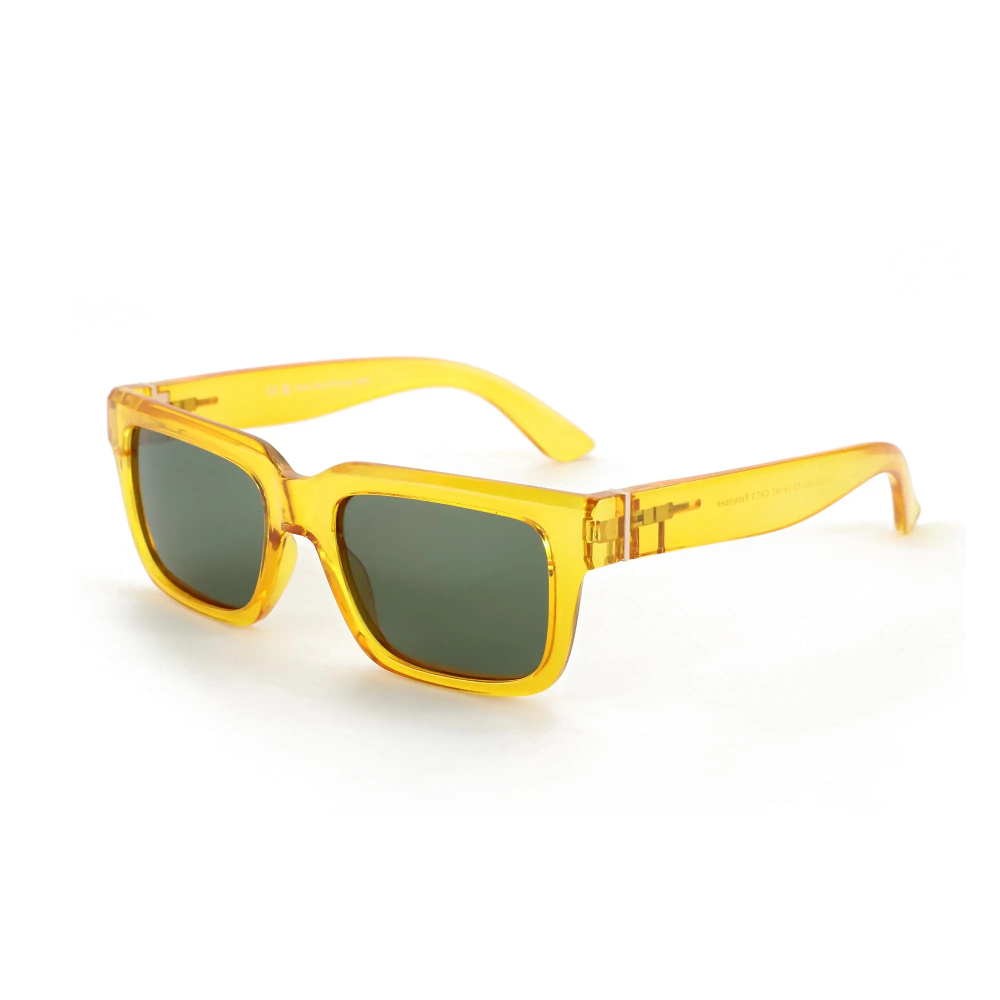 ZENOTTIC Yellow Retro Polarized Men's Sunglasses - Thick Frame, TAC Anti-Glare Lenses, High-Quality Classic Vintage Casual Style Eyewear for Men, Driving Essential Colorful Shades Friends Gift Set, Uv Polarized Women's Sunglasses, Sunglasses For Women