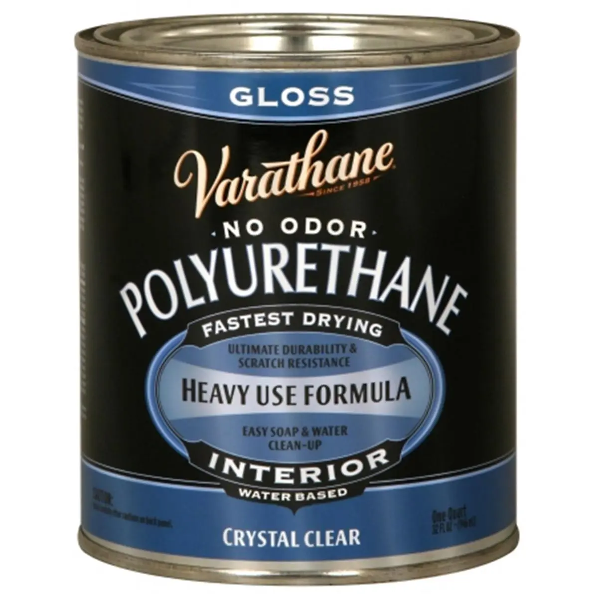 212 MAIN Rustoleum 200041H 1 Qt Water-Based Diamond Polyurethane - Gloss Finish, Tough Durable Coating for Interior Use Wood, Automotive & Motorcycle Paint Protection Paintwork