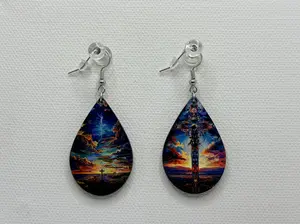 Cross Double-Sided Earrings