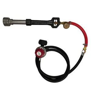 LSMIITTH  Forge Burner With Regulator, Knife Making  Burner For Blacksmithing Metal Foundry Furnace
