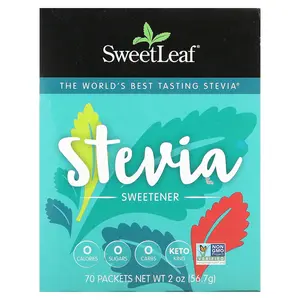 Wisdom Natural, (6 Pack) SweetLeaf, Natural Stevia Sweetner, 70 Packets