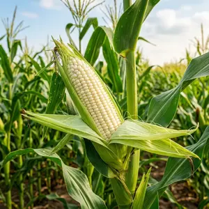 50 White Corn Seeds for Planting - Variety for Home Gardening