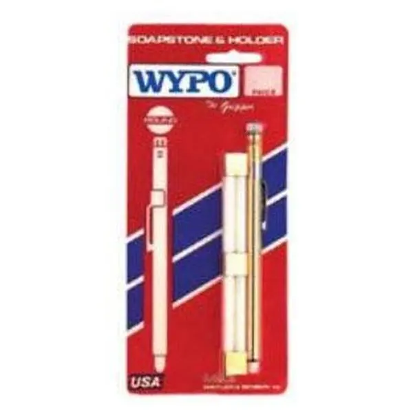 Wypo SP-400-1 Flat Stainless Steel Metal Marking Holder with Brass Indexing Trigger, 5 x 1/2 x 3/16 Inch, Non-Corrosive, 5X1/2X3/16", Skin Packed, Soapstone Set, Flat Shape, Marking Tool